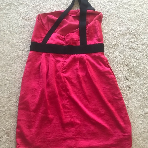 BCBGENERATION One Shoulder Red Dress - Picture 3 of 4